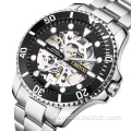 8805B CHENXI Self-Wind Male Dress Clock Mens Luxury Mechanical Watch Brands Full Stainless Steel Watch For Man